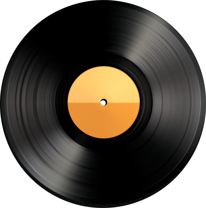 Phonograph record, vinyl icon